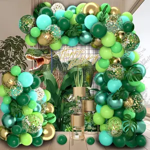 Jungle Themed Balloon Arch Kit, Mixed Color Balloon Garland Set, Atmosphere Scene Layout Decoration Supplies, Party Decorations for Birthday Party
