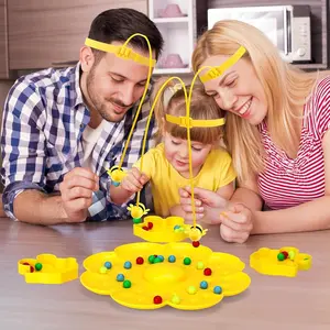 Magnetic Bee Toy String Game Fun Family Games for Kids Ages 3+ Colorful Multifunctional Portable for Outdoor Backyard Travel Camping 14 cm 5.5inch NewYearHaul
