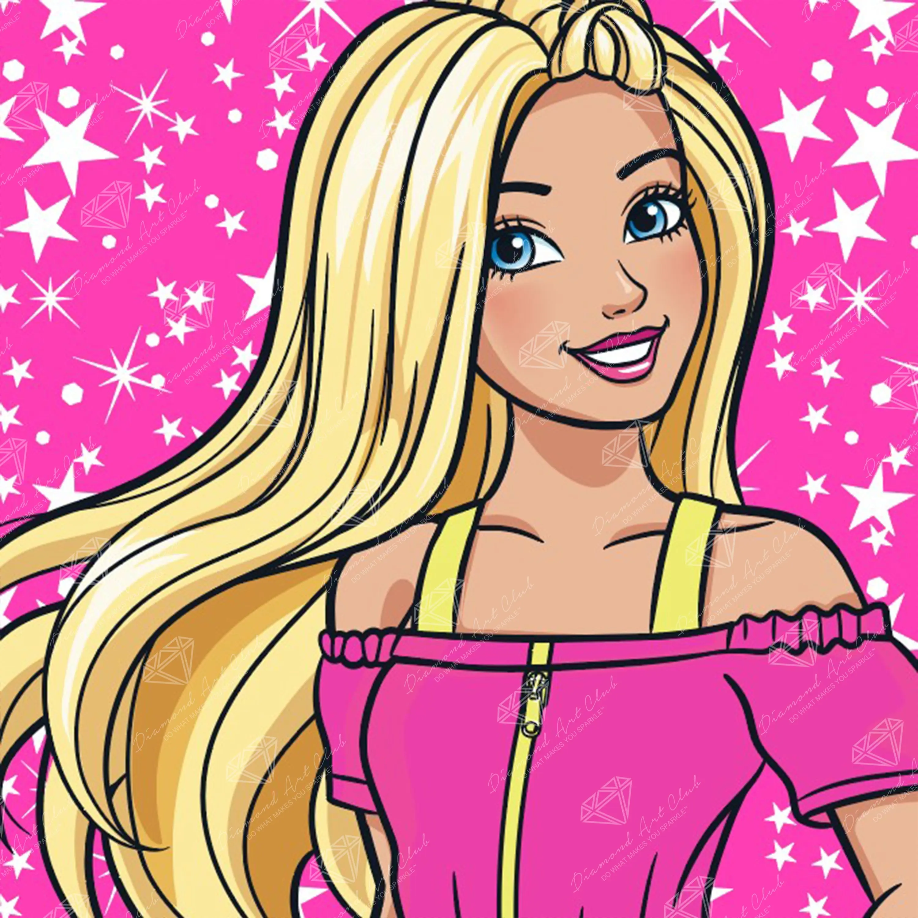 Diamond Art Club® Barbie™ Diamond Painting Kit