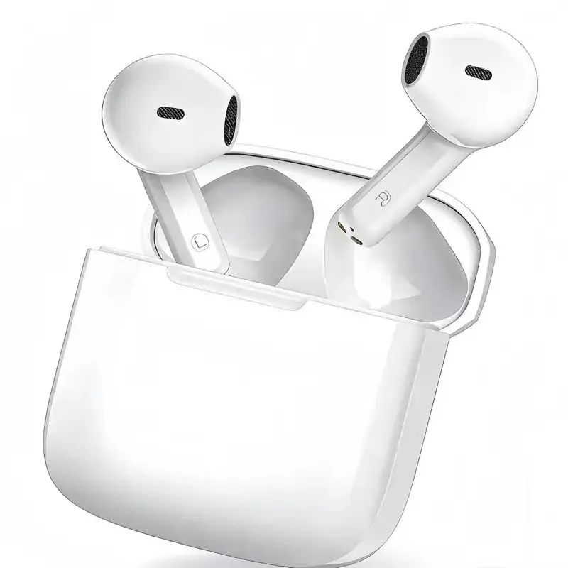 Wireless Bluetooth 5.3 Noise-canceling Headphones with HiFi Sound, 5 Hours Battery Life, Touch Controls, Wireless Earbuds for iOS, iPhone