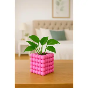 Colorful Bubble Planter | 3D Printed Waterproof Pot – Modern Eco-Friendly Home Décor