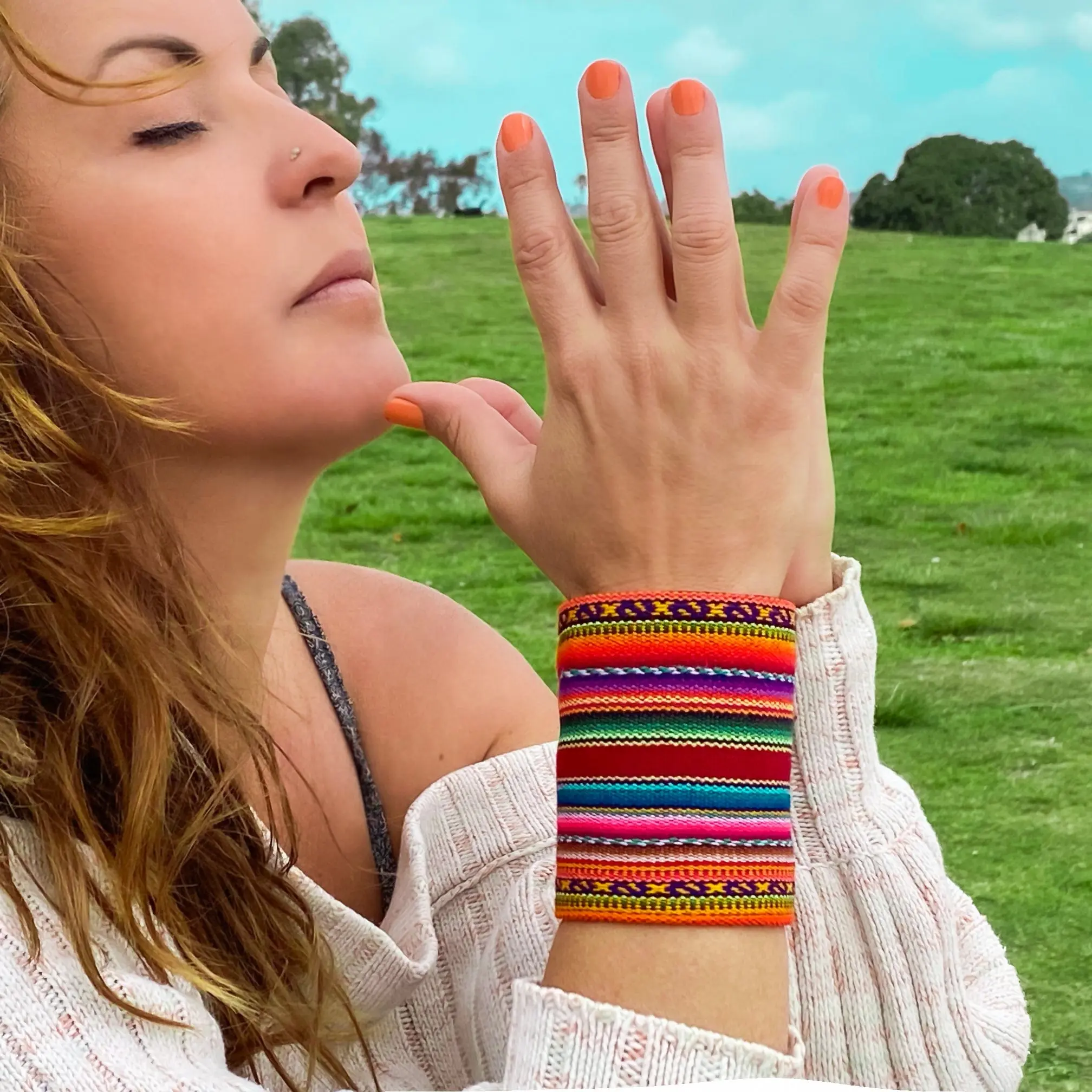 Women's Boho Wallet  - Wearable Travel Wallet
