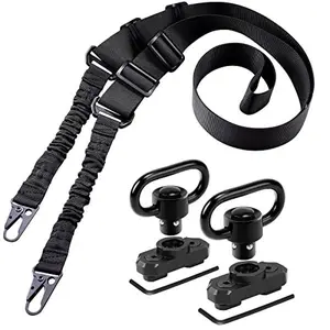 Adjustable Two-Point Sling with Mounts Extra Long, 1.25" QD Swivel Mounts for lock