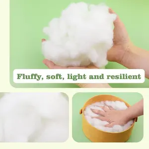 High-Quality Polyester Filling Fabric, Durable and Comfortable, Ideal for Sofa, Bedding, Stuffed Toys, Pet Beds, DIY Projects, Artificial Snow, Hypoallergenic Polyester Fabric
