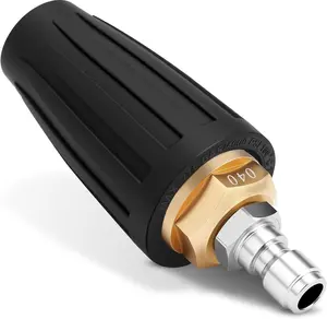 Premium 4000 PSI Turbo Nozzle Pressure Washer, 4.0 GPM 4.0 Orifice Rotating Nozzle Tips with 1/4 Quick Connect, Car Wash & Car Detailing Products for Driveway, Concrete, Patio Cleaning