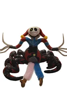 Poppy Playtime Prototype 1006 Jester Spider Plush Toy, 35cm Horror Game Stuffed Doll Collectible Gift for Fans
