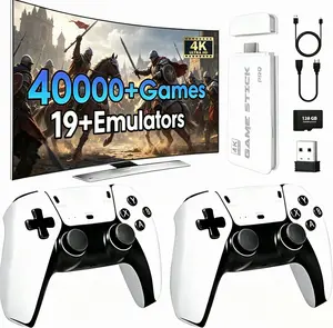 New Upgraded 1.5 Retro Game Stick with  Games HDMI Output Plug and Play Wireless Controller for TV Monitor Video Gamepad Console Made For Gaming Great Holiday Gift for Adults, Teens & Kids Idea Birthday Gift