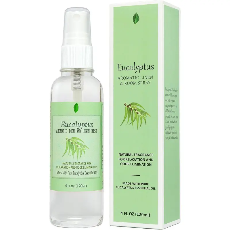 Eucalyptus Linen and Room Spray, Made with Pure Eucalyptus Essential Oil, Fabric Spray, Refreshing Daily Shower Spray or   for Fabrics