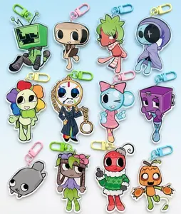 Dandy's World  Acrylic Keychain (Main Toons + Lethals + Starters)