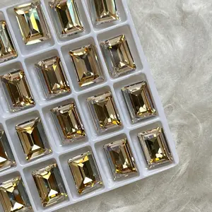 14*10mm K11 Rectangle Crystal for Nail & DIY More sparkling than K9 Crystal