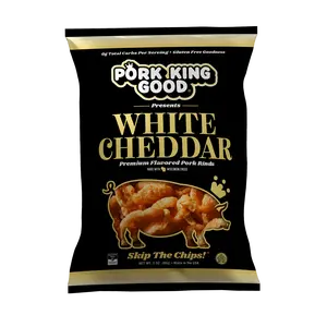 Pork King Good White Cheddar Pork Rinds - 3 oz