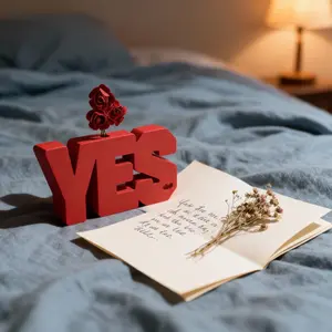 Romantic Proposal Decoration, Small Flower Insert Statue, Desktop Ornament, Wedding Ceremony Prop, Photo Shoot Accessory