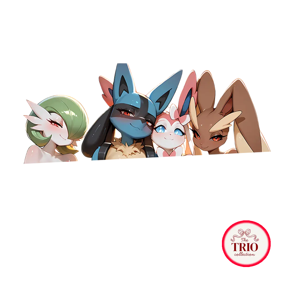 Ultimate Fantasy Quartet Anime Vinyl Sticker Waterproof Decal Elegant Creature Character Group Laptop Water Bottle Decorative Gift