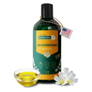 Meadowfoam Oil 100% Pure - Original Manufacturer Direct from Oregon Farmers | Premium Carrier Oil for Face, Skin, Hair Moisturizer, Non-Greasy Hydration, Superior Stability vs Jojoba