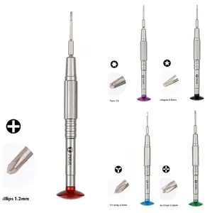 Cell Phone Repair - 2UUL Screwdrivers - Phillips/Pentalobe/Tripoint/Torx T2/Convex Cross/Pentagon