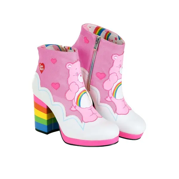 Care Bears Cheer Bear Ankle Boots for Women, Shoe, Footwear