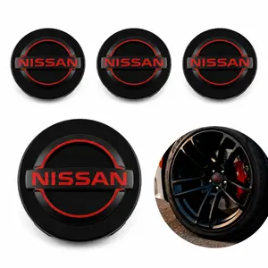 4-Pack 63mm/2.5-Inch Diagonal Wheel Center Caps, Compatible with Nissan Hubcaps, Durable Design, Perfect Fit for Nissan Vehicles