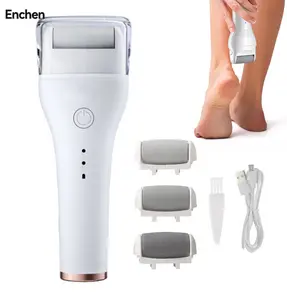 Enchen Electric Foot Callus Remover, 3 Replacement Rollers & USB-C Charging Foot Sanders, Pedicure Tool for Dry and Crack Feet
