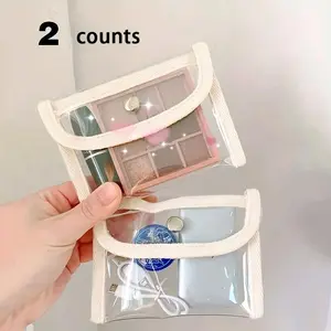 Clear Cosmetic Makeup Bag Set, 2/4 Counts/set Lightweight Multifunctional Storage Bag, Portable Storage Organizer for Home & Travel, Beauty Organizer, Makeup Brush Storage