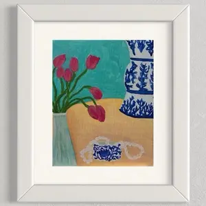 “Quiet Mornings” original painting in acrylic on canvas board