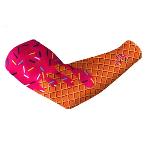 Pink Ice Cream Drip - Sports Compression Arm Sleeve - Slim Sizes Available