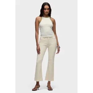 Barbara Flap Pocket Bootcut Crop