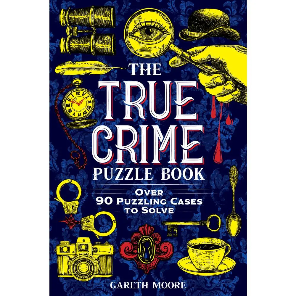 USED Book - The True Crime Puzzle Book: Over 90 Puzzling Cases to Solve by Moore, Gareth (Paperback) - english