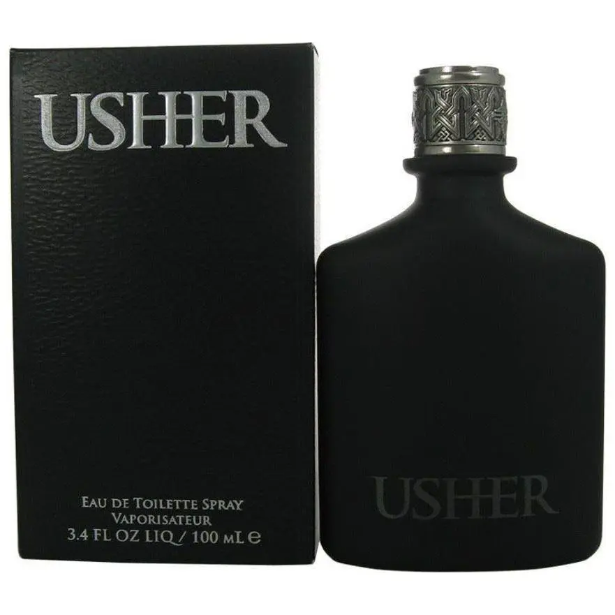 Usher Luxurious Fragrant Boxed Packaged Men's Lavender EDT Cologne, 3.4 fl oz, Blended with Melon, Violet, Musk, Sandalwood & Amber, New in Box, Luxurious Men's Fragrance, Boxed Men's Fragrance