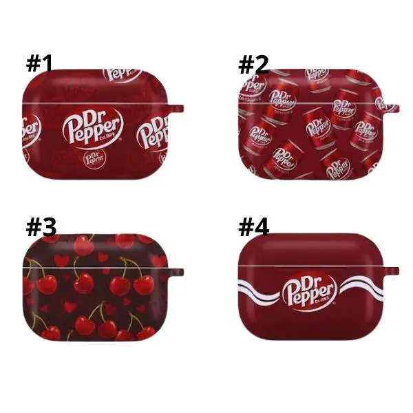 Dr Pepper AirPods Case Cover, Dr PepperCollection, Cute Protective Cover for all Airpod Gen 1 2 3 4/ AirPods Pro Gen 1 2