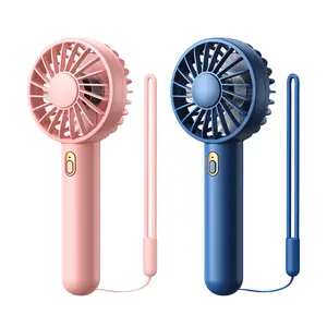 2-Pack Handheld Mini Fan Portable USB Rechargeable Small Hand Held Fan with Base Personal Desk Fan Super Compact Cooling Fan for Makeup, Home, Office, Travel, and Outdoor Activities Multifunctional Convenient