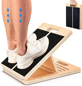 【summerwins】Slant Board for Calf Stretching, Adjustable Portable Wooden Calf Stretcher Incline Board, 330 lbs Weight Capacity Calf Stretch Wedge for Leg, Knees, Heel, Ankle & Stretching