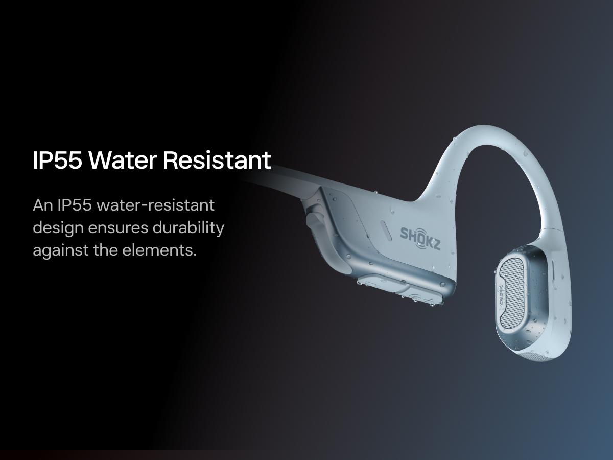 SHOKZ OpenRun Pro 2 - Open-Ear, Bone Conduction Sport Headphones - Sweat Resistant, Workout Headphones with Deep Bass and Smart Mic SHOKZ OpenRun Pro 2 - Open-Ear, Bone Conduction Sport Headphones - Sweat Resistant, Workout Headphones with Deep Bass and Smart Mic