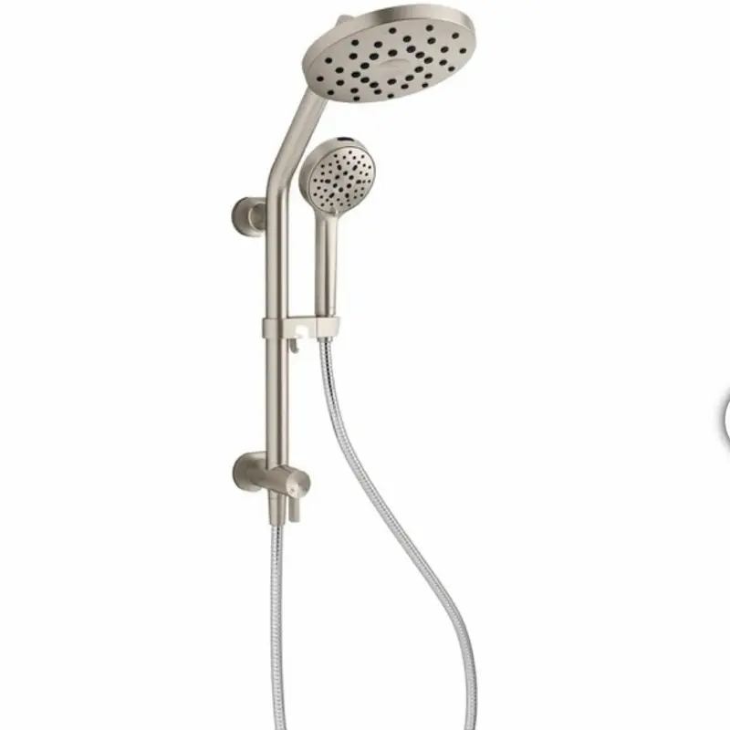 KOHLER HydroRail 3-in-1 Shower System Brushed Nickel R38001-G-BN