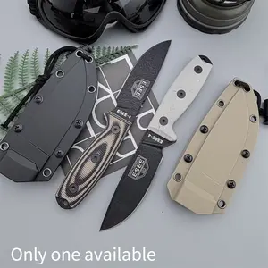 High-quality fixed-blade knife for outdoor camping and climbing, featuring an S35VN blade, G10 handle, and Kydex sheath; an everyday carry tool knife for hiking Outdoor EDC