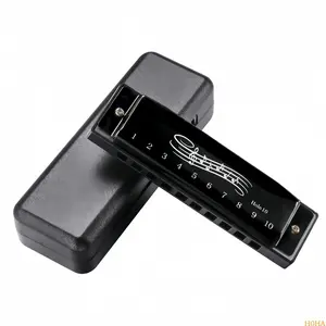 10 Hole Diatonic Harmonica, C Key Harmonica, C Key Tuning, Musical Instrument for Beginners & Professionals, Wind Instrument for Home & School, Beginner Friendly, Durable Construction