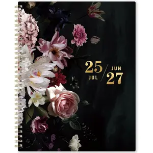 2025-2027 Monthly Planner - 9'' x 11'', AUG. 2025 - JUN. 2027, 2 Year Large Monthly Calendar Planner 2025-2027 with Tabs, -wire Binding, Useful Inner Pocket,  Paper