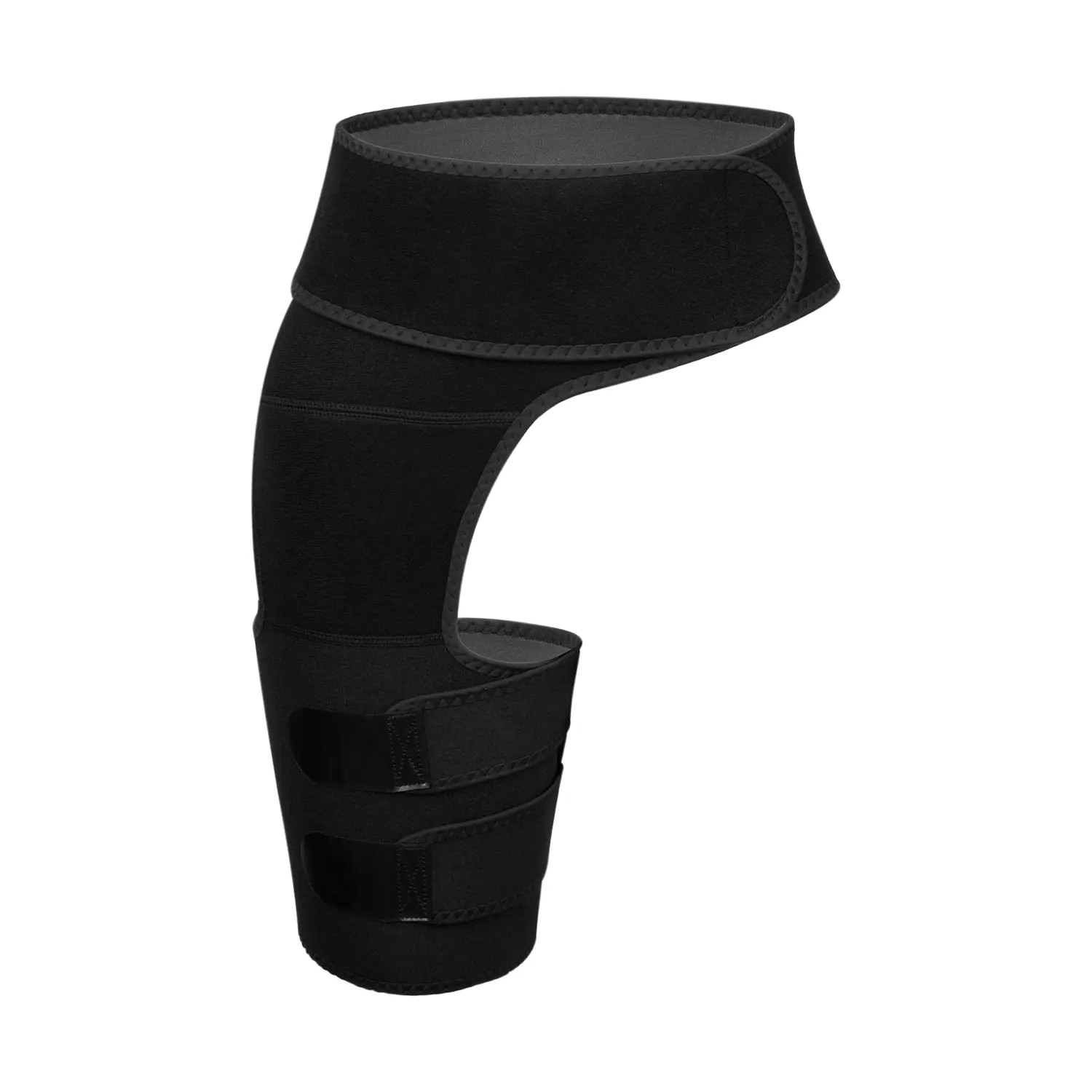 2 in 1 Hip and Thigh Support Brace,Breathable Neoprene Adjustable Elastic Straps,Universal for Left Right Leg,Ease Sciatica Joint Pain,for Sports Workout,Injury Recovery,Daily Use