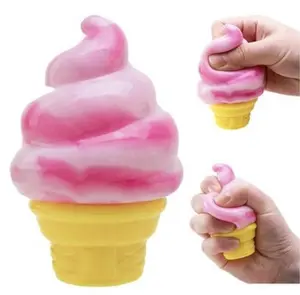 2026 New Cube Lce Cream Cone Ice Cream Popsicle Pinch Music Decompression Toy Popsicle Ice Cream Pinch Music Limited Edition