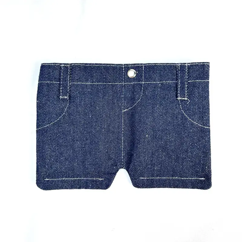 Mini Denim Pocket Wallet – Cute Foldable Jean Card & Cash Holder | Portable Vintage Style Purse for Kids, Teens & Friends | Summer Accessories Gift