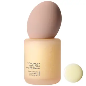 BHAB SLOWCHAGA Glow Firm Face Eye Serum Niacinamide 8Peptides Glutathione for Radiance Lifting & Firmness Korean Skin Care 1.69 fl.oz 50ml