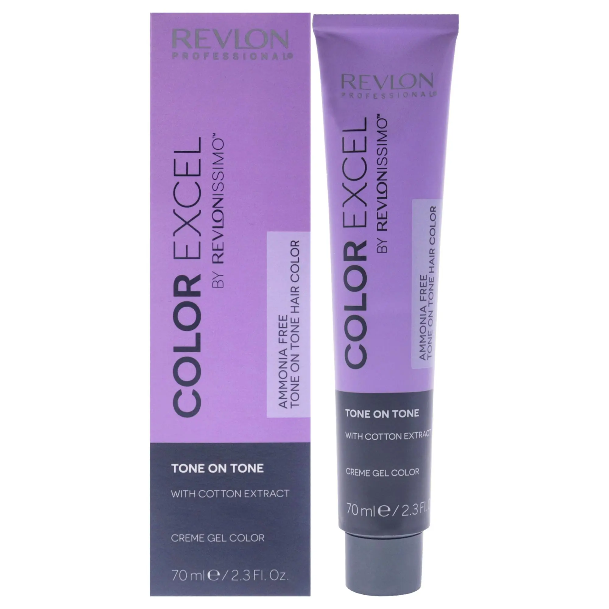 Revlon Revlonissimo Color Excel 7.31 Medium Golden Ash Blonde Unisex Hair Dye, 2.3 fl oz, for Men/Women (Beauty & Personal Care)