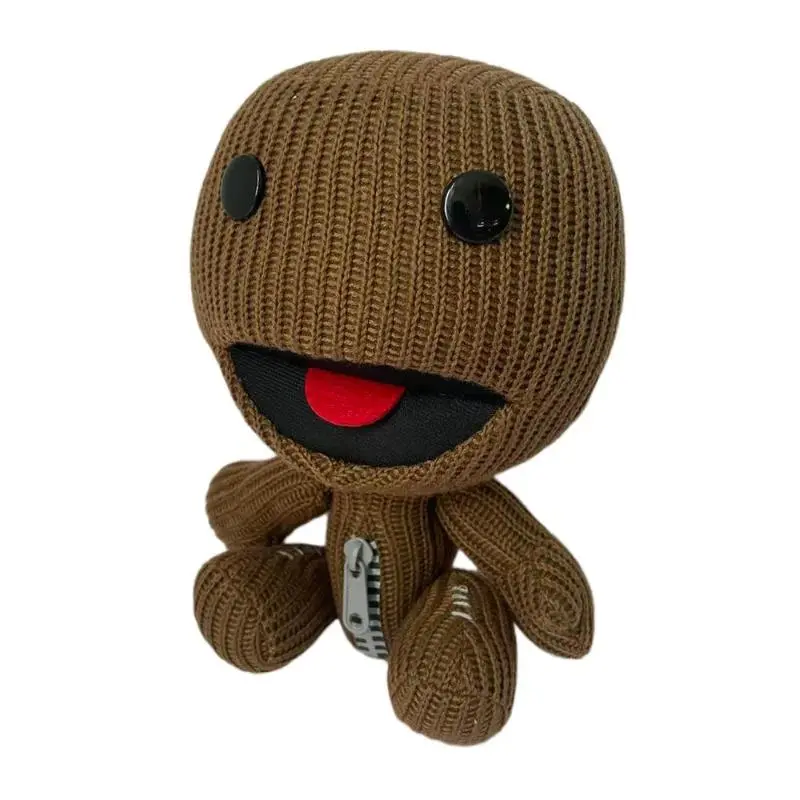 LittleBigPlanet Sackboy Soft Plush Toy - 25cm PP Cotton Stuffed Doll, Unisex Video Games Peripheral, House Decoration, Christmas/Birthday Gift