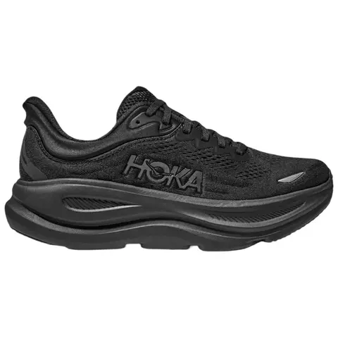 Hoka One One Bondi 9 Triple Black Women's Fashion Shoes New