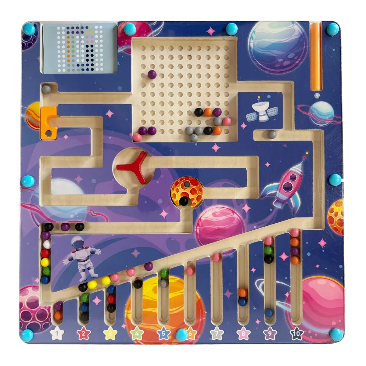 Channie’s Magnetic Space Maze Counting Board