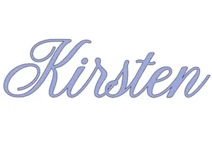 Custom Cursive Name Vinyl Decal Sticker