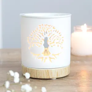 Tree Tealight Wax Warmer - High Quality Wax Warmers for Wax Melts, Compatible with illuminatedbymia Gel Wax Melts, Decorative Wax Warmers for Wax Melts