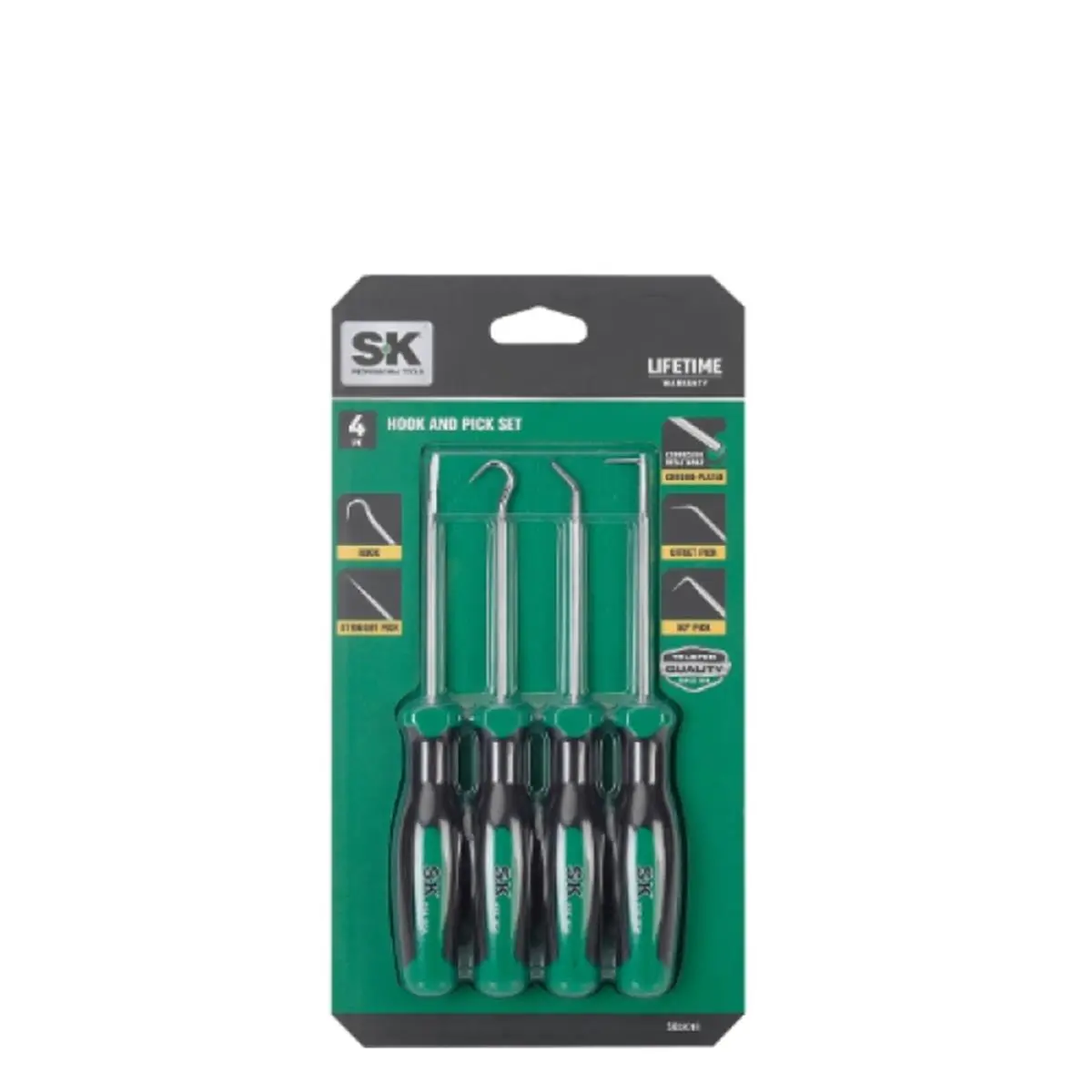 212 MAIN 4-Piece Hook & Pick Hand Tools Kit | Corrosion-Resistant Chrome-Plated Steel with Ergonomic Handles for Precision DIY Tasks, Hand Tools Kits, Durability And Precision, Diy And Outdoor Recreation