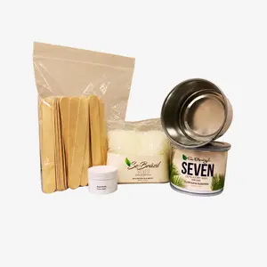 Se-Brazil PRO Body/Brazilian Kit: Silver Soft Wax, Silver VEGAN Hard Wax, Ouch Balm Super Sample with Waxing Strips