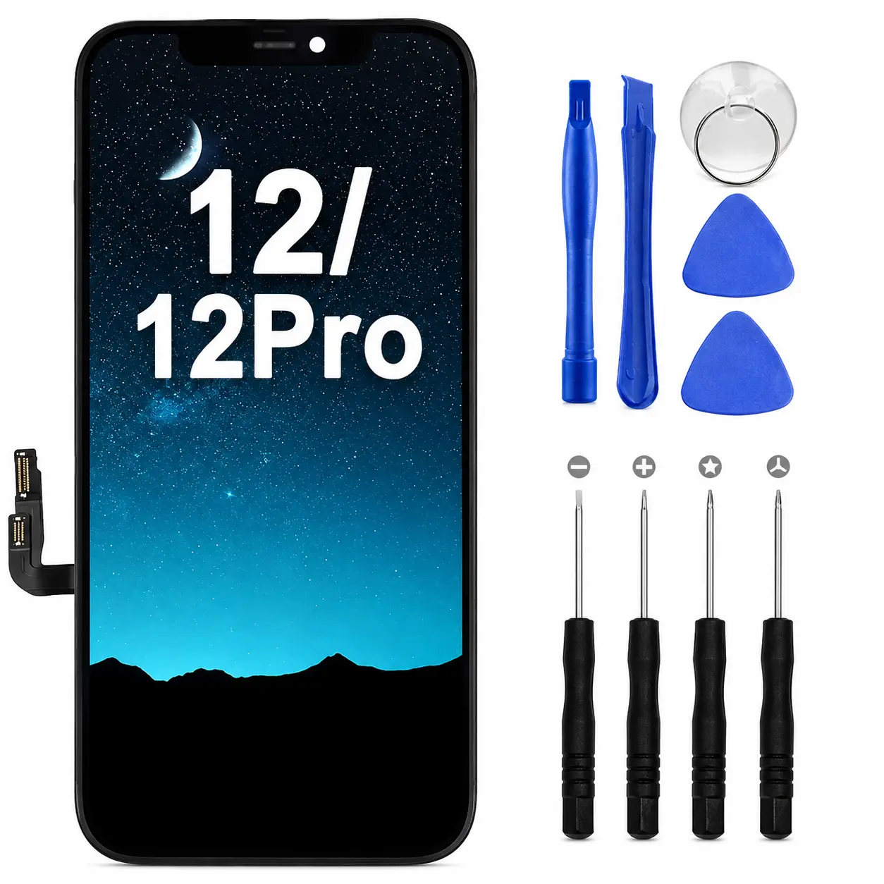 iPhone 12/12Pro/12Pro Max/12MINI Replacement Display Assembly with Tools Kit for Easy Repair and Upgrade