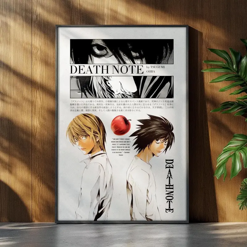 death note L poster - TikTok Shop